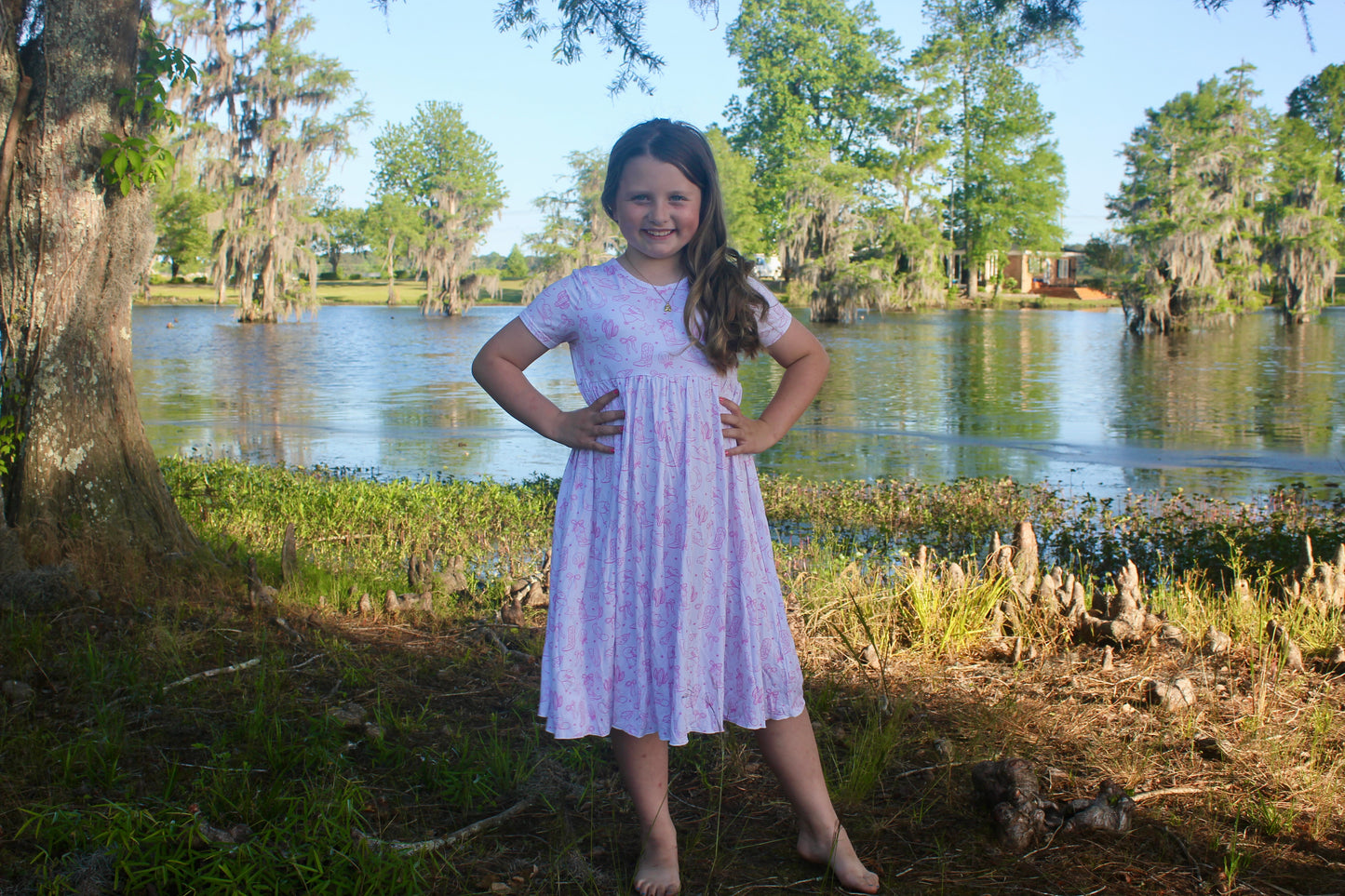 COASTAL COWGIRL TWIRL DRESS