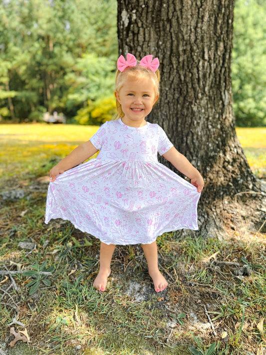 COASTAL COWGIRL TWIRL DRESS