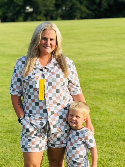 Cozy Checks Women's PJ Set