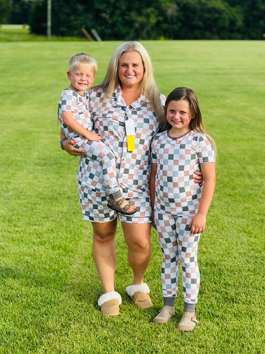 Cozy Checks Women's PJ Set