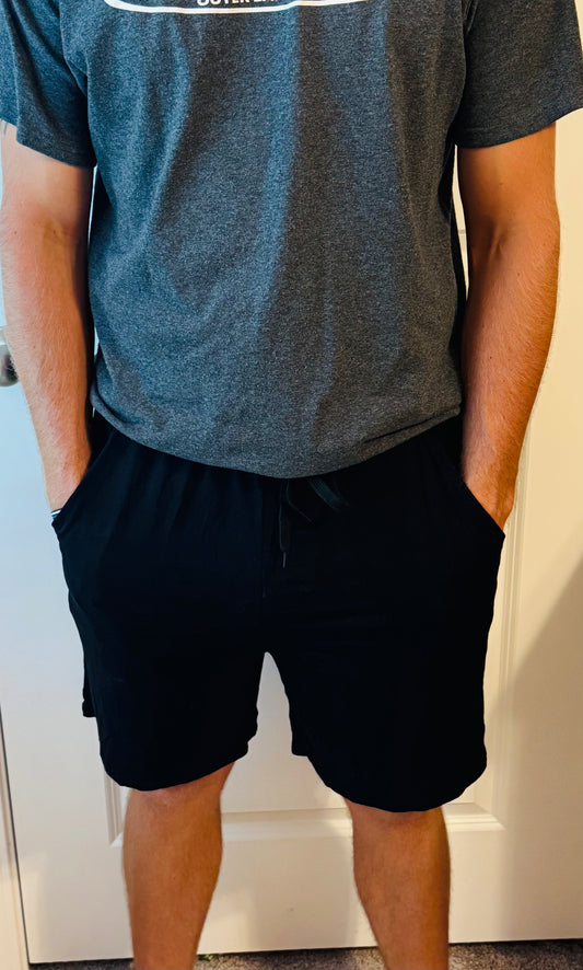 Mens Blackout Lounge Shorts